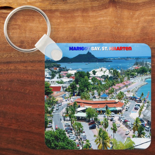Chaveiro St. Maarten - Marigot Bay Keychain (Frente)