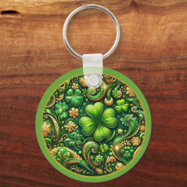 Chaveiro St. Patrick’s Day Clover Design