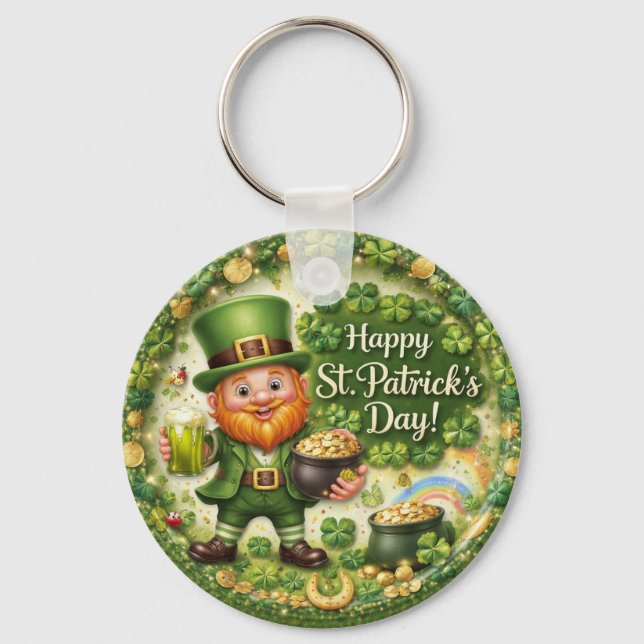 Chaveiro St. Patrick’s Day Leprechaun Keychain (Frente)