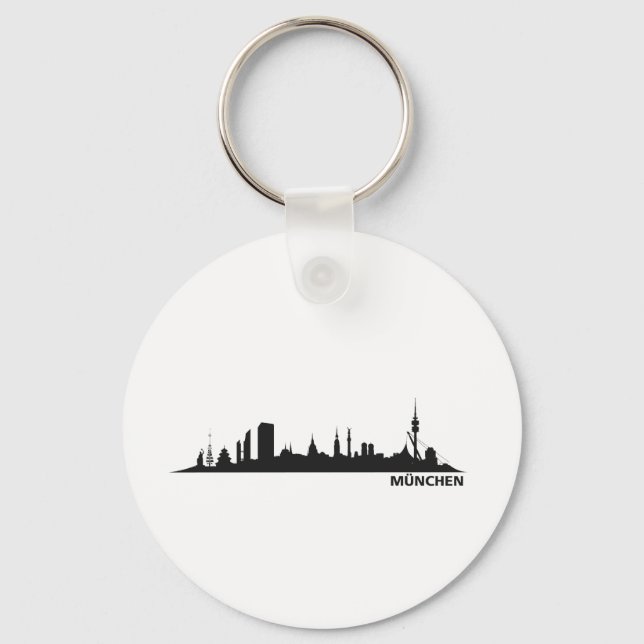 Chaveiro Stadt München - Skyline 1c (Frente)