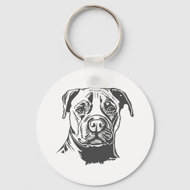 Chaveiro Staffordshire Bull Terrier (Frente)