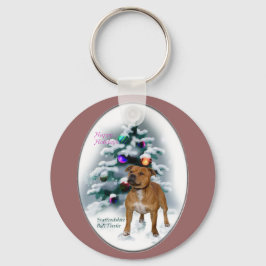 Chaveiro Staffordshire Bull Terrier Natal Gifts
