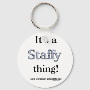 Chaveiro Staffordshire Bull Terrier Thing