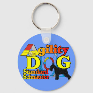 Chaveiro Standard_Schnauzer_Agilidade