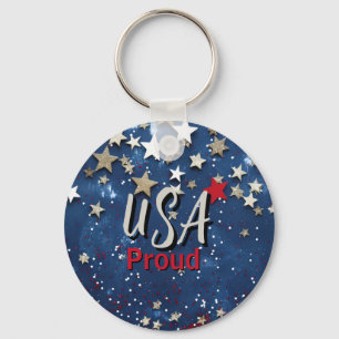 Chaveiro Star Spanged EUA Orgulhoso