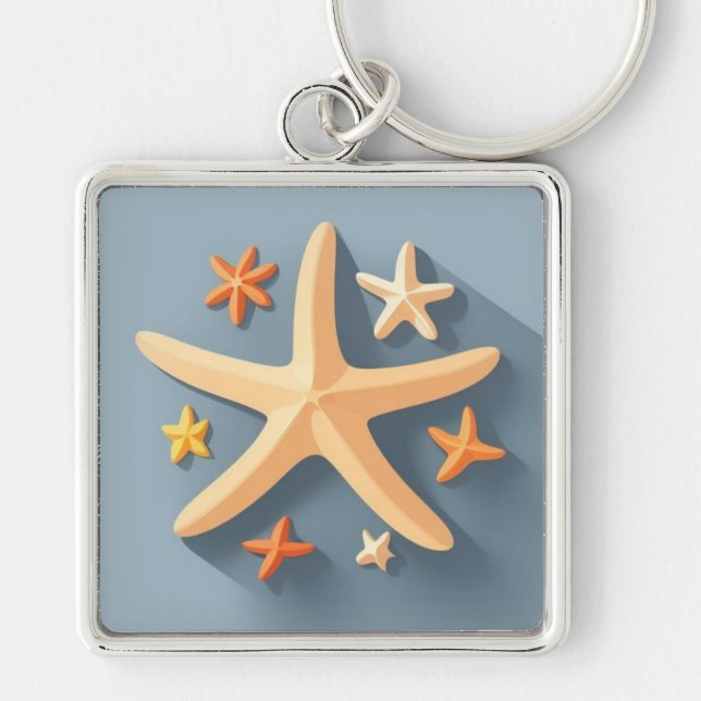 Chaveiro Starfish e os Small (Frente)