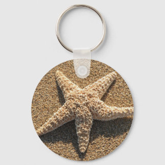 Chaveiro Starfish na praia