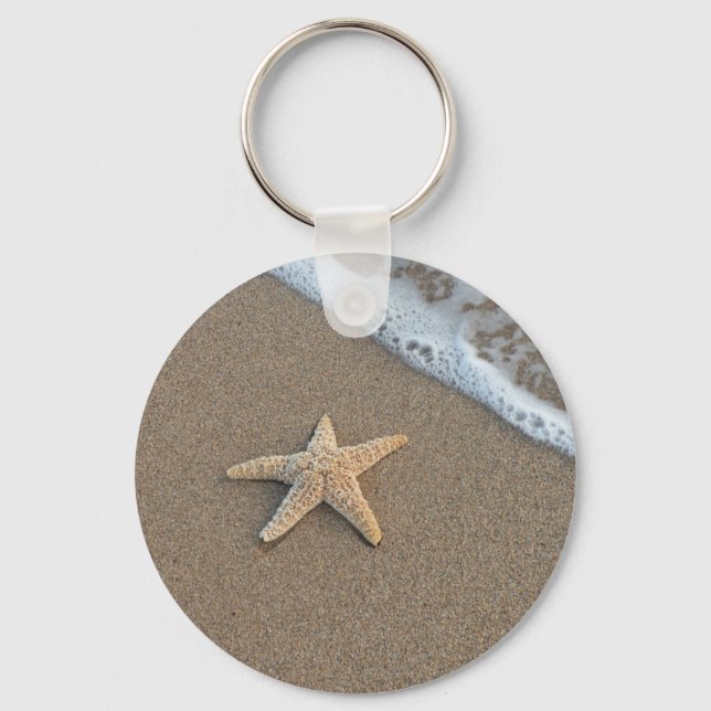 Chaveiro Starfish perto da praia (Frente)