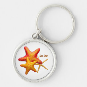 Chaveiro Starfish Simples Moderno Personalizado