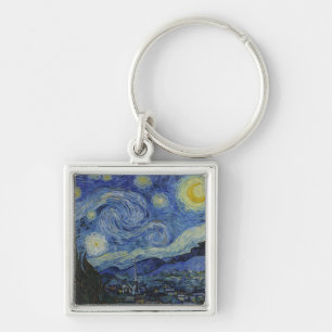 Chaveiro Starry Night & Van Gogh / famosa arte vintage