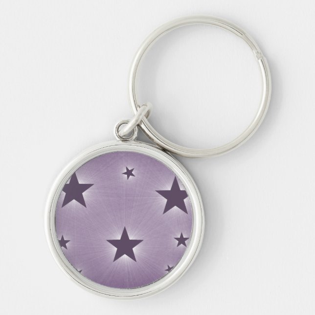 Chaveiro Stars in the Night Sky Premium Keychain, Purple (Frente)