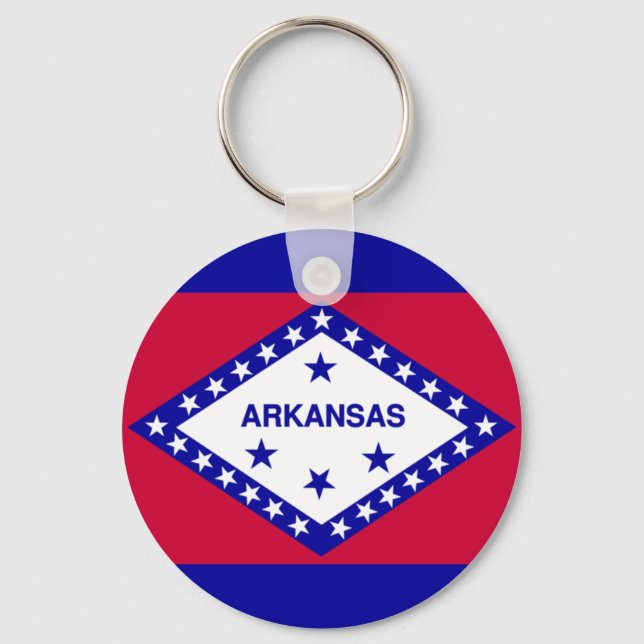Chaveiro State Flag of Arkansas (Frente)