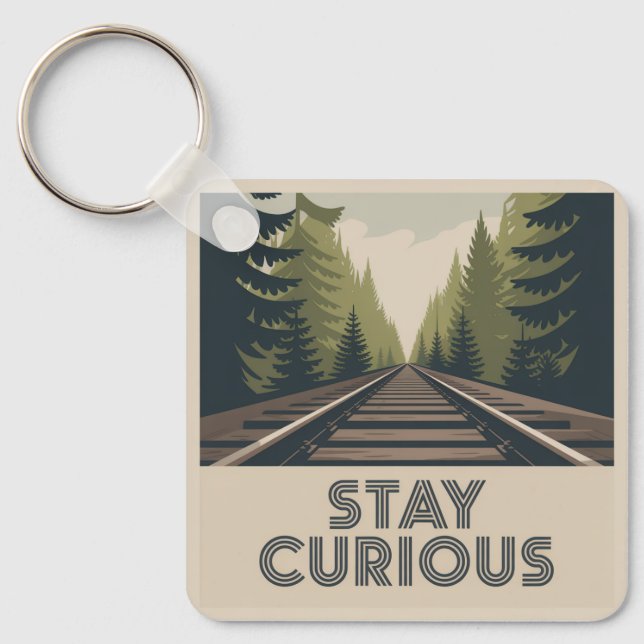 Chaveiro Stay Curious (Frente)