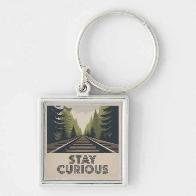 Chaveiro Stay Curious (Frente)