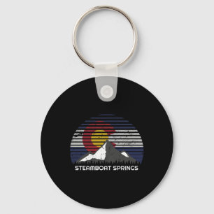 Chaveiro Steamboat Springs, Colorado X Bandeira da Co Mtn T