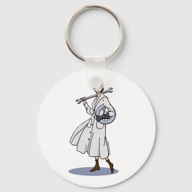 Chaveiro Steampunk Engineer (Frente)