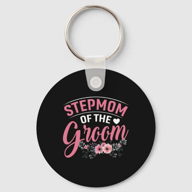 Chaveiro Stepman Do Groom Dotou A Mãe Noiva. (Frente)