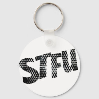 Chaveiro STFU (Preto & Branco)