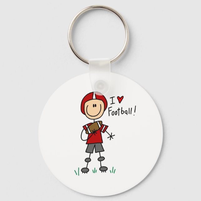 Chaveiro Stick Figura I Adora T-shirts e presentes de futeb (Frente)