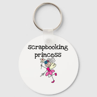 Chaveiro Stick Figure Scrapbook Princess