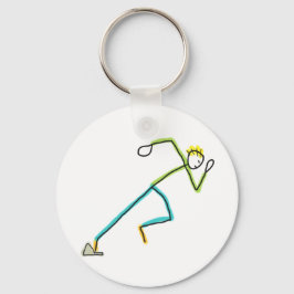 Chaveiro Stickman Corredor