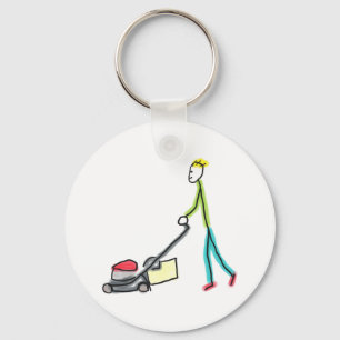 Chaveiro Stickman Cortador de Grama