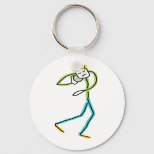 Chaveiro Stickman de Lançamento de Peso