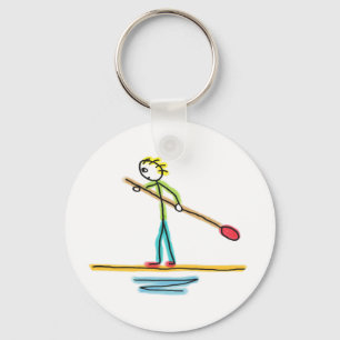 Chaveiro Stickman de Paddleboard