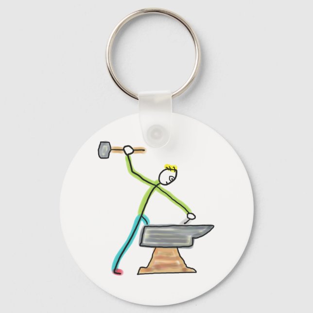 Chaveiro Stickman Ferreiro (Frente)