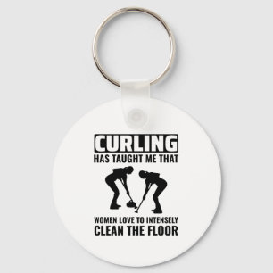 Chaveiro Stone Curling Winter Ice Sport Curler