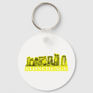 Chaveiro Stonehenge Yellow transp The MUSEUM Zazzle Gifts