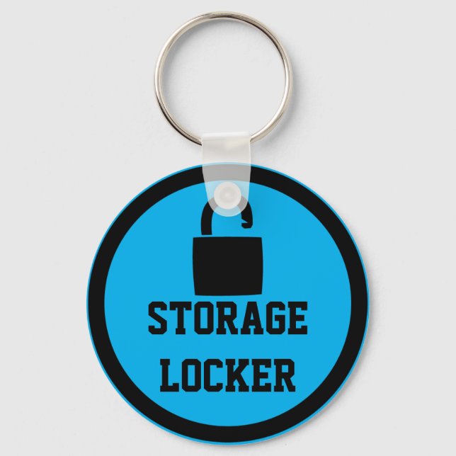Chaveiro Storage Locker Blue (Frente)