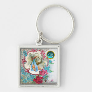 CHAVEIRO STORY BABY CHÁ GEM MONOGRAM
