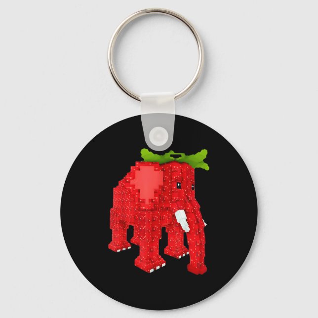 Chaveiro Strawberry Elephant  (Frente)