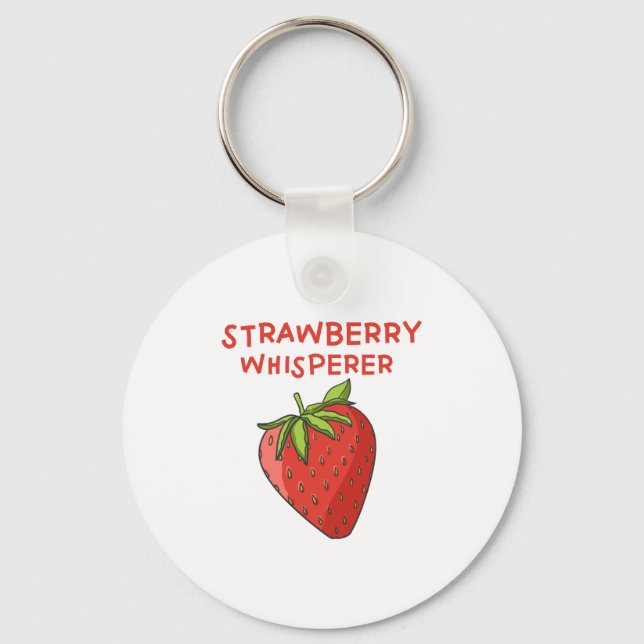 Chaveiro Strawberry Whisperer (Frente)