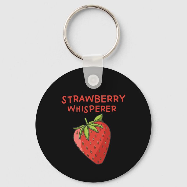 Chaveiro Strawberry Whisperer (Frente)