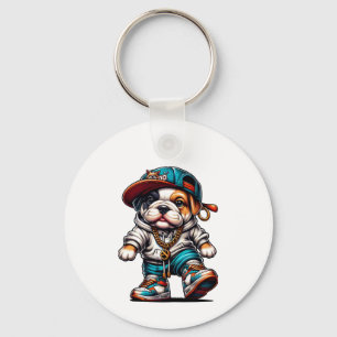 Chaveiro Streetwear Hip Hop Bulldog