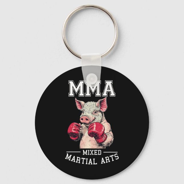 Chaveiro Strong Mma Pig - Tai Boxingando Luta (Frente)