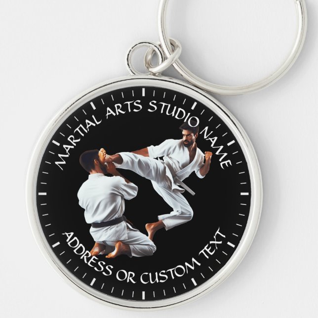 Chaveiro Studio Martial Arts Jiu-jitsu Karate Taekwondo (Frente)
