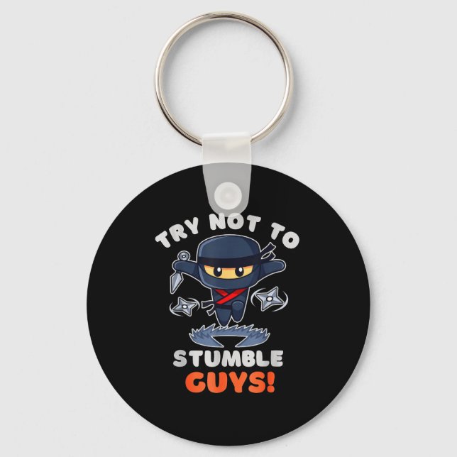 Chaveiro Stumble Guys Ninjas Games Stumble Guys Tee Kids  (Frente)