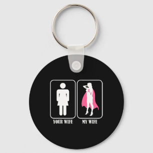 Chaveiro Sua Esposa, Minha Esposa, Marido, Cancer De Consci