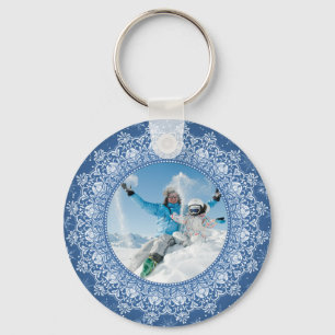 Chaveiro Sua foto na cadeia de chaves personalizadas do Ele