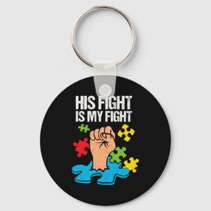 Chaveiro Sua Luta É Minha Luta Conscientização do Autismo A
