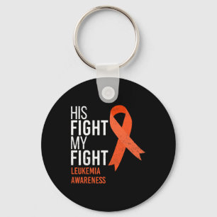 Chaveiro Sua Luta é Minha Luta Contra a Leucemia Cancer Mo
