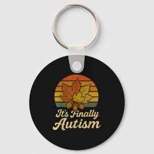 Chaveiro Sua Última Autismo Autumn Retro Vintage