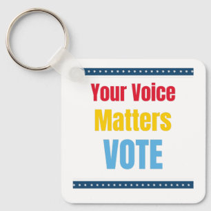 Chaveiro Sua Voz Importa - Vote