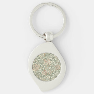 Chaveiro Suave Verde Vintage William Morris Honeysuckle