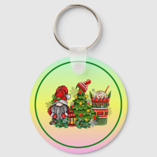 Chaveiro Sublimação do Gnomo Natal-64340