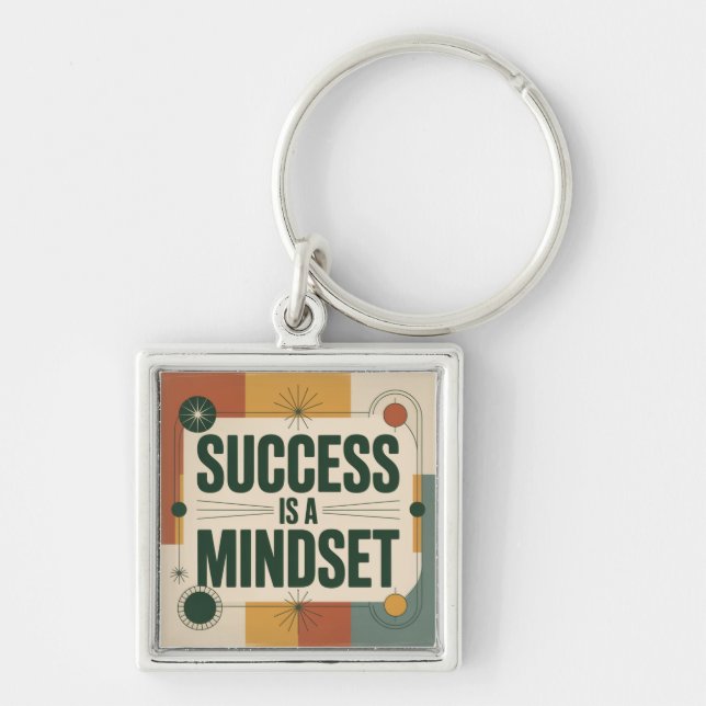 Chaveiro Success Is A Mindset (Frente)