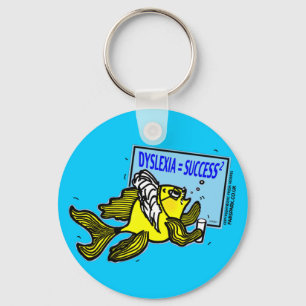 Chaveiro Sucesso do Dyslexic do ~ dos peixes do professor
